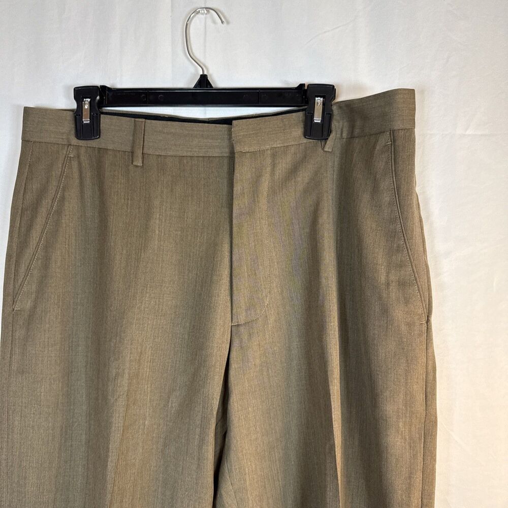 Men’s  Banana Republic Brown Dress Pants 35x34 Preowned - Picture 5 of 15